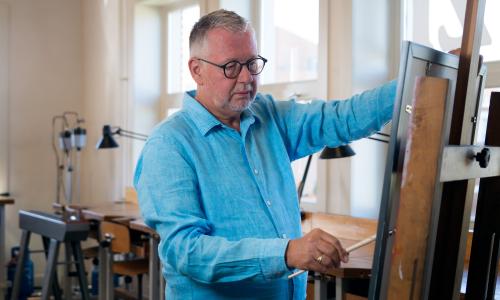 ‘Als ik schilder vergeet ik alles om me heen’ 