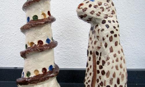 4 lessen WERKEN MET KLEI bij BS Budschop in Nederweert