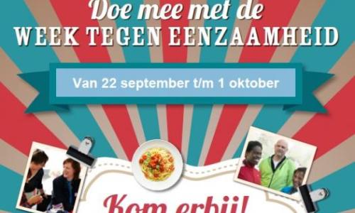 Doe mee met de Week tegen de Eenzaamheid