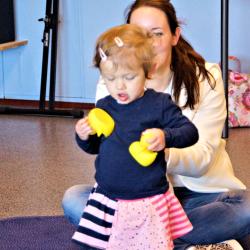 muziek op schoot