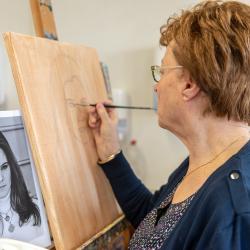 Model tekenen en schilderen