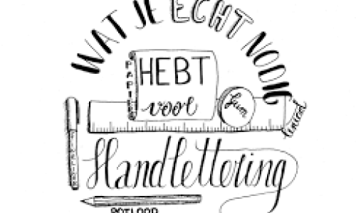 Handlettering is helemaal van deze tijd! 