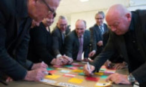 Feestelijke ondertekening samenwerking